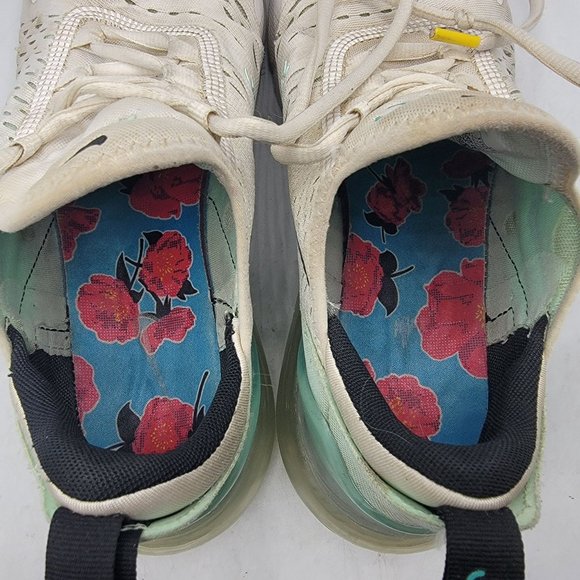 Nike Air Max 270 White Mint Foam Silver Womens Size 8.5 Athletic Shoes DQ7652100 - Picture 8 of 13